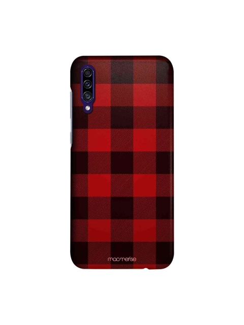 

macmerise Red & Black Checkmate Sublime Samsung Galaxy A30S Back Case