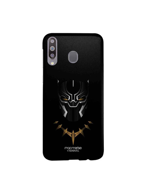 

macmerise Black & Gold-Toned Marvel Comics Minimalistic Panther Sublime Samsung Galaxy M30 Back Case