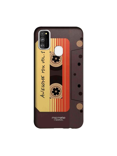 

macmerise Grey & Yellow Marvel Comics Awesome Mix Tape Sublime Samsung Galaxy M30S Back Case
