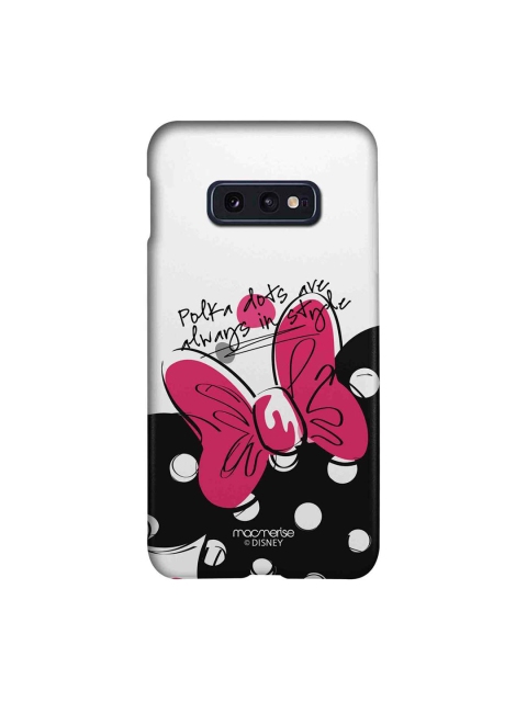 

macmerise White & Black Disney Polka Minnie Sublime Samsung Galaxy S10E Back Case
