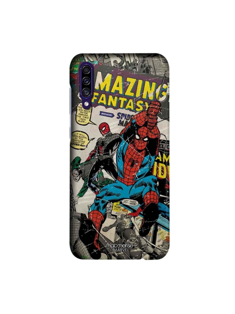 

macmerise Multicoloured Marvel Comics Spidey Sublime Samsung Galaxy A30S Back Case, Multi