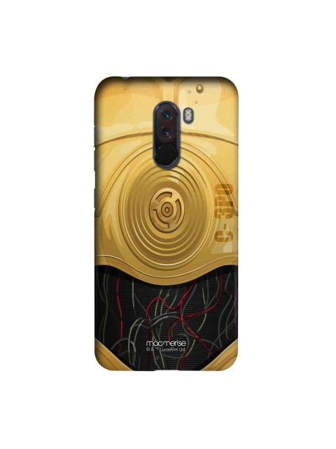 

macmerise Brown & Black Star Wars Attire C3PO Sublime Xiaomi Poco F1 Back Case