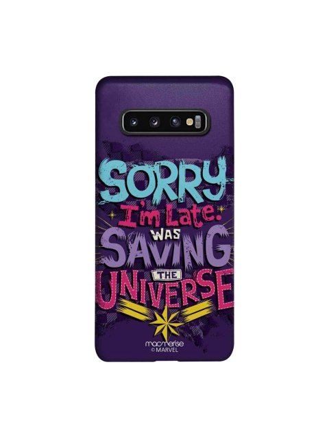 

macmerise Purple & Pink Marvel Comics Saving The Universe Sublime Samsung Galaxy S10 Back Case
