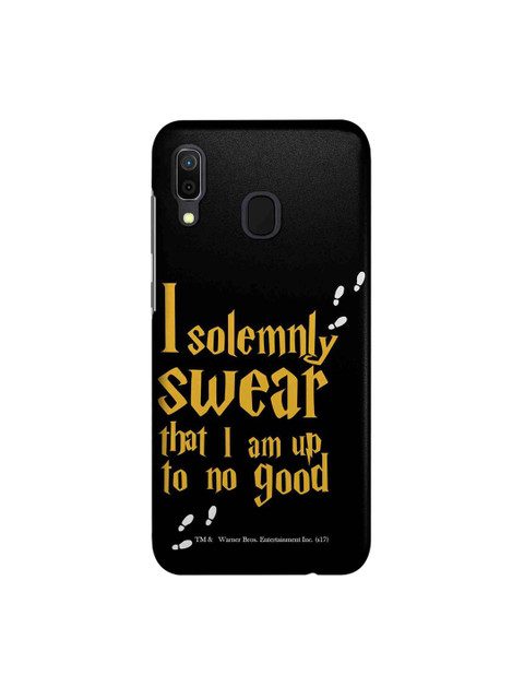 

macmerise Black & Yellow Harry Potter Solemnly Swear Sublime Samsung Galaxy A30 Back Case