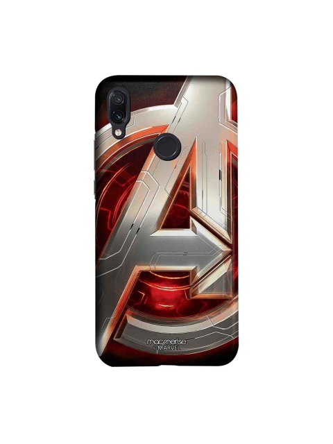 

macmerise Gold-Toned & Red Marvel Comics Avengers Version 2 Sublime Xiaomi Redmi Note 7 Back Cover