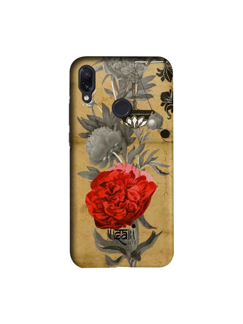 

macmerise Brown & Grey Masaba Floral Scale Xiaomi Redmi Note 7 Back Case