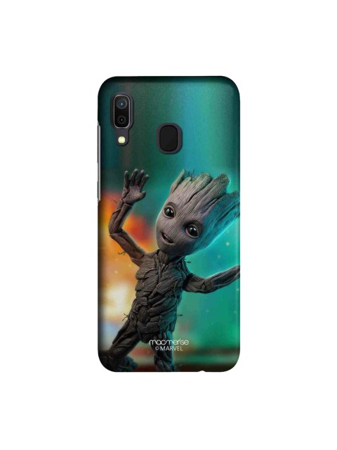 

macmerise Green & Grey Marvel Comics Baby Groot Dance Sublime Samsung Galaxy A30 Back Case