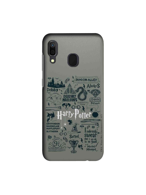 

macmerise Grey & Green Harry Potter Infographic Sublime Samsung A30 Back Cover