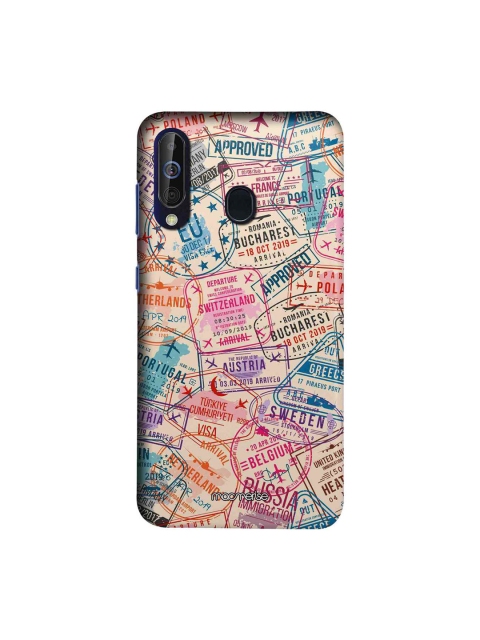 

macmerise Multicoloured Immigration Stamps Sublime Samsung Galaxy M40 Back Case, Multi