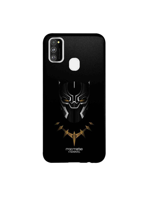 

macmerise Black & Gold-Toned Marvel Comics Minimalistic Panther Sublime Samsung Galaxy M30S Back Case