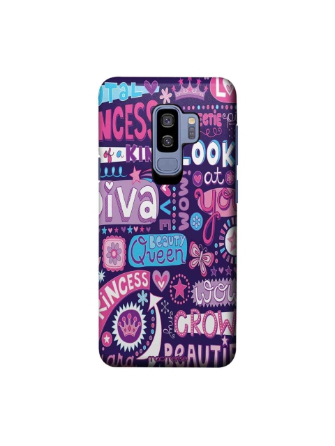 

macmerise Purple & Pink Diva Diaries Sublime Samsung Galaxy S9 Plus Back Case