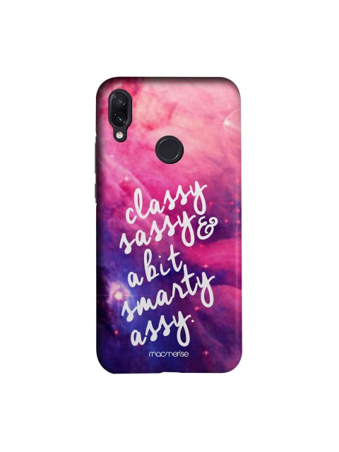 

macmerise Pink & Blue Smarty Assy Xiaomi Redmi Note 7 Back Case