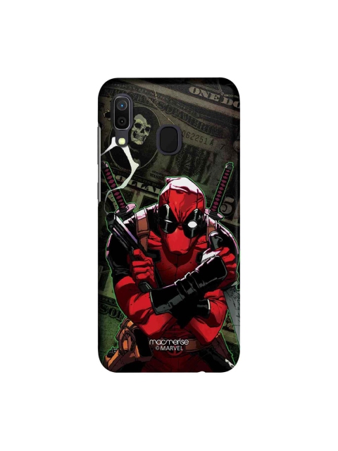 

macmerise Red & Black Marvel Comics Deadpool Dollar Sublime Samsung Galaxy A30 Back Case