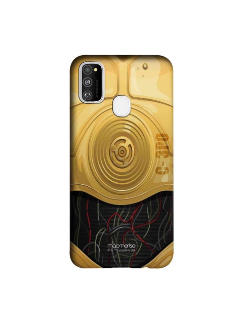 

macmerise Brown & Black Star Wars Attire C3PO Sublime Samsung Galaxy M30S Back Case