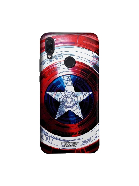 

macmerise Red & Blue Marvel Comics Captains Shield Decoded Sublime Xiaomi Redmi Note 7 Back Case