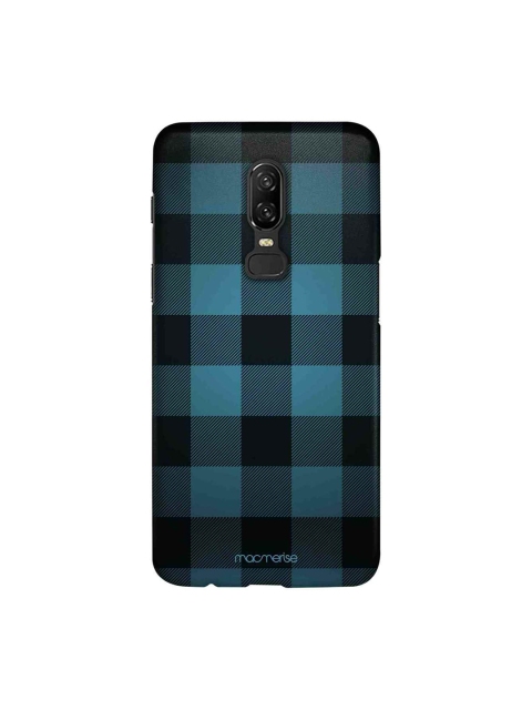 

macmerise Black & Blue Checkmate Sublime OnePlus 6 Back Cover