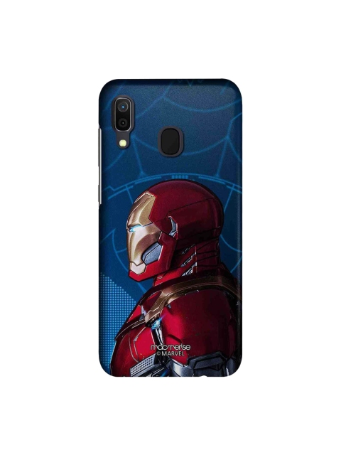 macmerise Blue & Red Marvel Comics Iron Man Side Armor Sublime Samsung Galaxy A30 Back Case