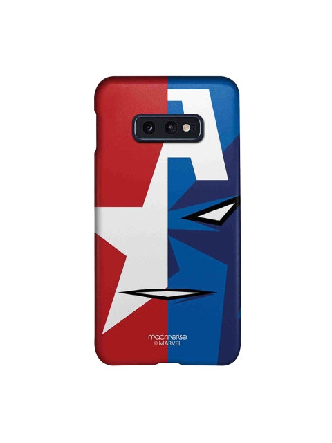 

macmerise Blue & Red Marvel Comics Face Focus Captain America Sublime Samsung Galaxy S10E Back Case
