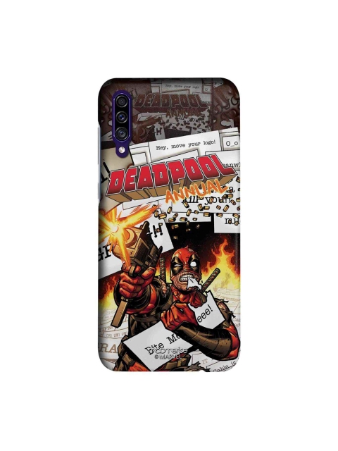

macmerise Brown & White Marvel Comics Deadpool Sublime Samsung Galaxy A30S Back Case