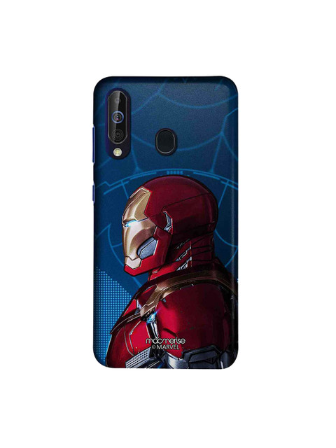 

>macmerise Blue & Red Marvel Comics Iron Man Side Armor Sublime Samsung Galaxy M40 Back Case