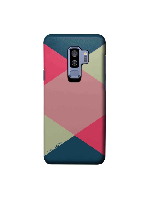 

macmerise Pink & Teal Blue Criss Cross Tealpink Samsung Galaxy S9 Plus Back Case