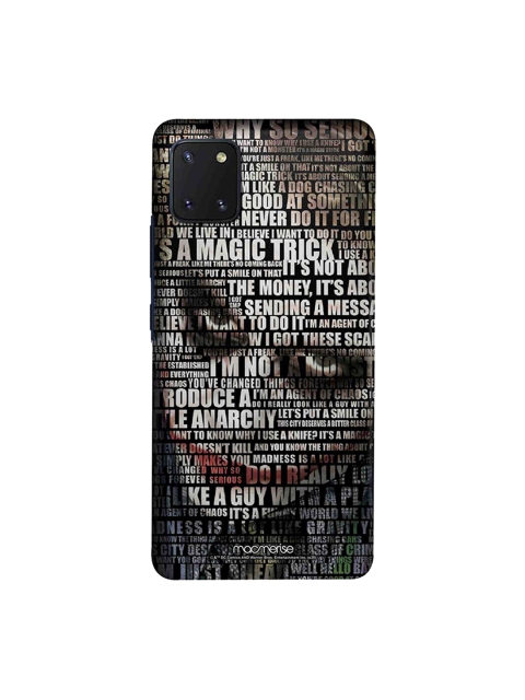 

macmerise White & Black Joker Quotes Sublime Samsung Note10 Lite Back Cover