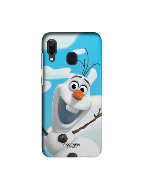

macmerise Blue & White Disney Oh Olaf Sublime Samsung Galaxy A30 Back Case