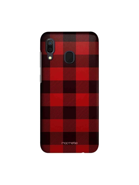 

macmerise Red & Black Checkmate Sublime Samsung Galaxy A30 Back Case