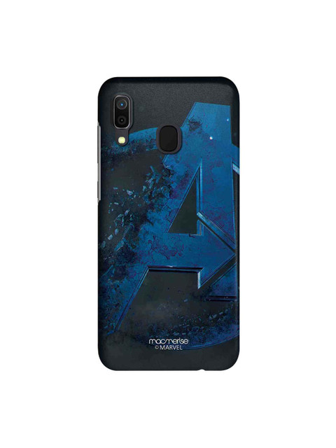 

macmerise Blue & Black Marvel Comics Endgame Logo Sublime Samsung Galaxy A30 Back Case