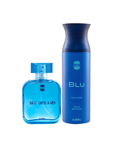 

Ajmal Set Of Perfume & Deodorant, Blue