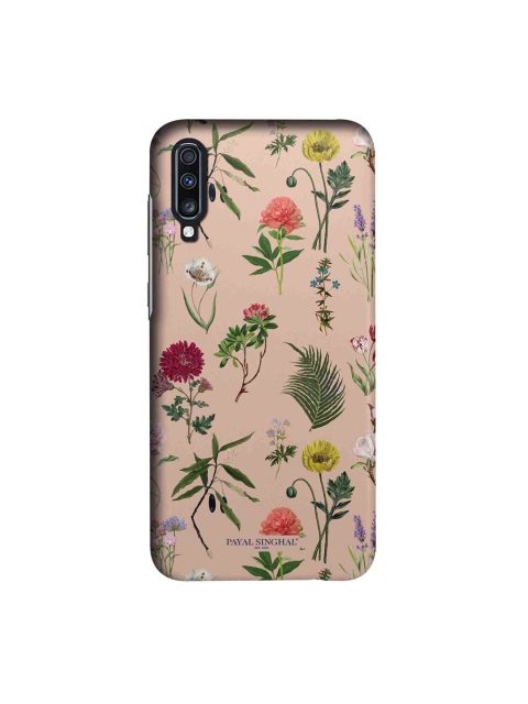 

macmerise Pink & Green Payal Singhal Bageecha Samsung Galaxy A70 Back Case