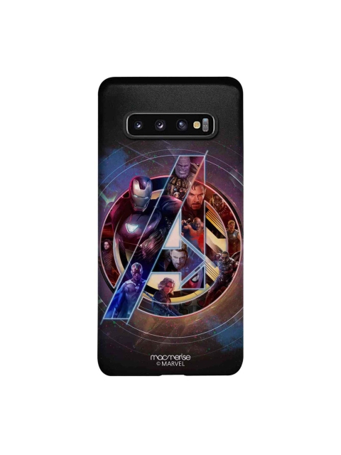 

macmerise Black & Blue Marvel Comics Avengers Infinity World Sublime Samsung Galaxy S10 Back Case