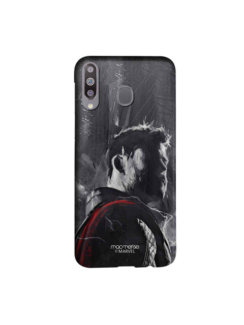 

macmerise Grey & Red Marvel Comics Charcoal Art Thor Sublime Samsung Galaxy M30 Back Case