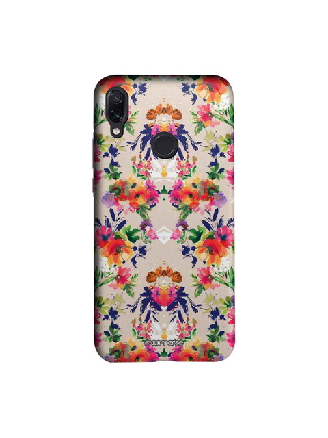 

macmerise Beige & Green Floral Symmetry Sublime Xiaomi Redmi Note 7 Back Case