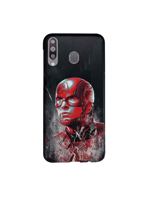 

macmerise Black & Red Marvel Comics Charcoal Art Captain America Sublime Samsung Galaxy M30 Back Case
