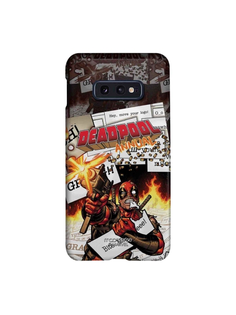 

macmerise Brown & White Marvel Comics Deadpool Sublime Samsung Galaxy S10E Back Case