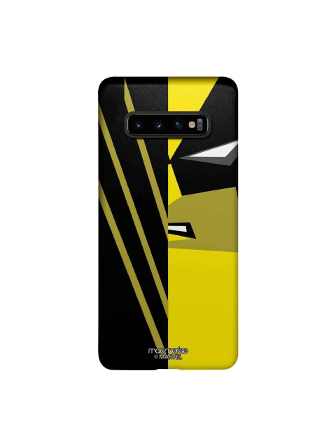 

macmerise Black & Yellow Marvel Comics Face Focus Wolverine Sublime Samsung Galaxy S10 Plus Back Cover