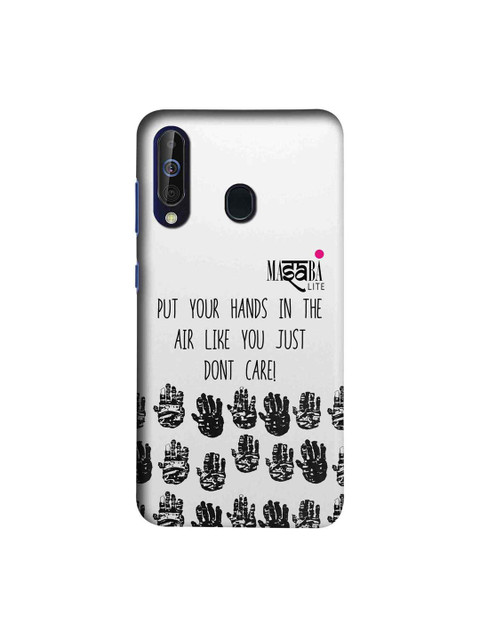 

macmerise White & Black Masaba Hands Up Sublime Samsung Galaxy A60 Back Case