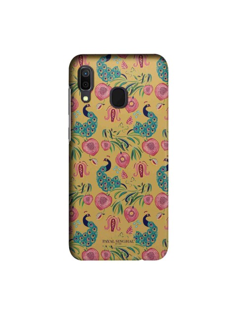 

macmerise Mustard Yellow & Pink Payal Singhal Anaar & Mor Sublime Samsung Galaxy A30 Back Case