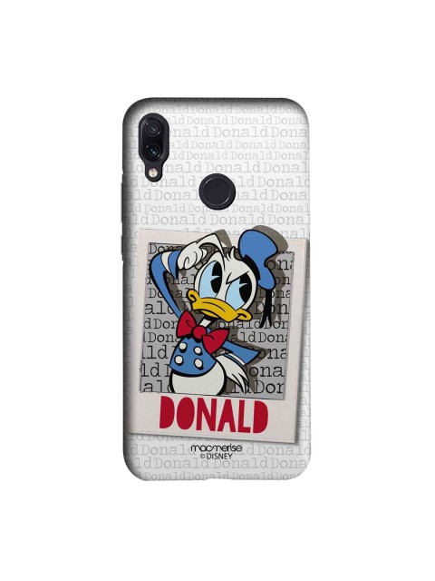 

macmerise White & Grey Disney Donald Duck Printed Xiaomi Redmi Note 7 Back Cover