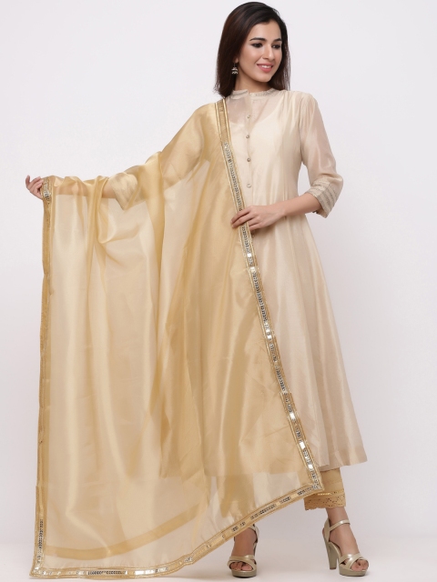 

Juniper Beige Solid Dupatta