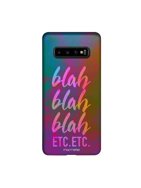 

macmerise Magenta & Green Blah Blah Sublime Samsung Galaxy S10 Plus Back Case