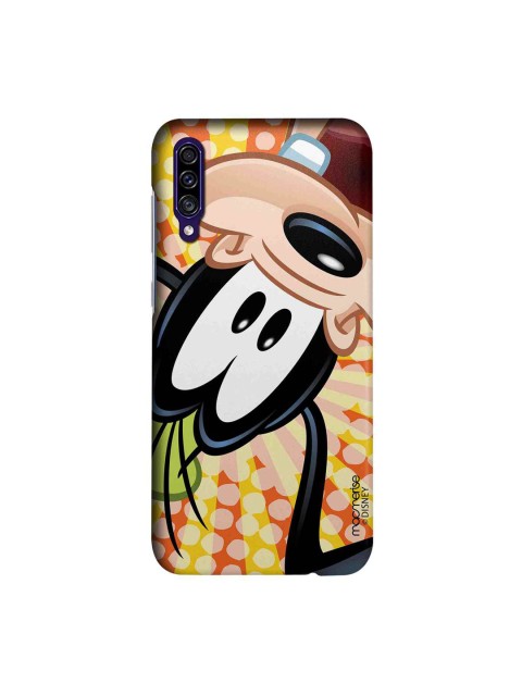 

macmerise Beige & Black Disney Goofy Upside Down Sublime Samsung Galaxy A30S Back Case