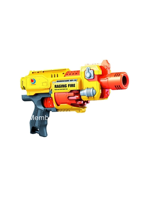 

Webby Kids Yellow & Orange Battery-Operated Automatic Big Foam Blaster Toy Gun