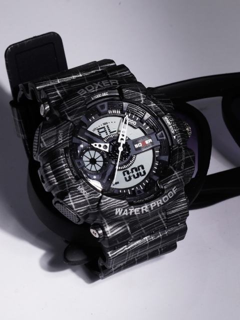 

BOXER Men Black Analogue & Digital Watch BD00166i
