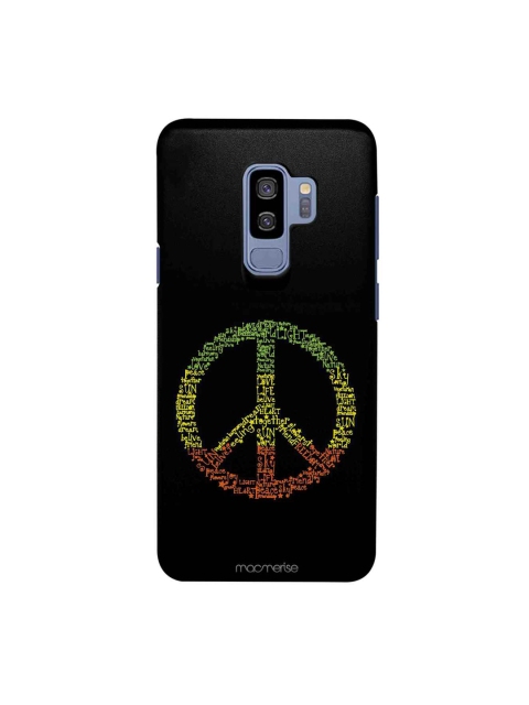 

macmerise Black & Green Symbol Of Peace Samsung Galaxy S9 Plus Back Case