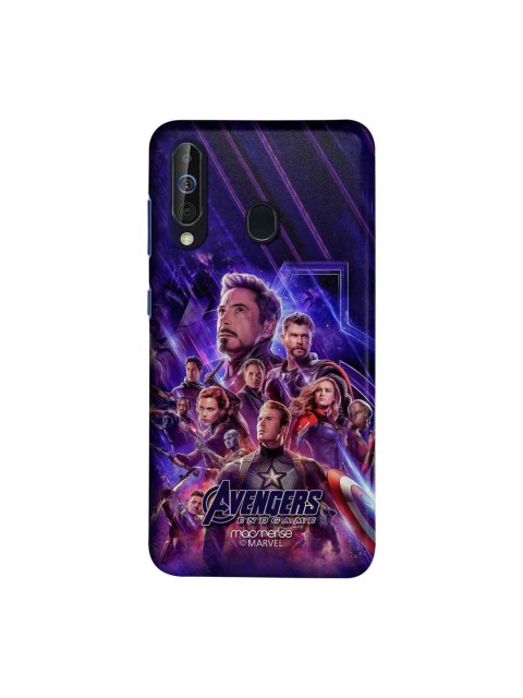 

macmerise Blue & Purple Marvel Comics Avengers Endgame Poster Sublime Samsung Galaxy A60 Back Case
