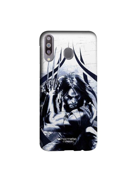 

macmerise White & Black Marvel Comics Lethal Logan Sublime Samsung Galaxy M30 Back Case