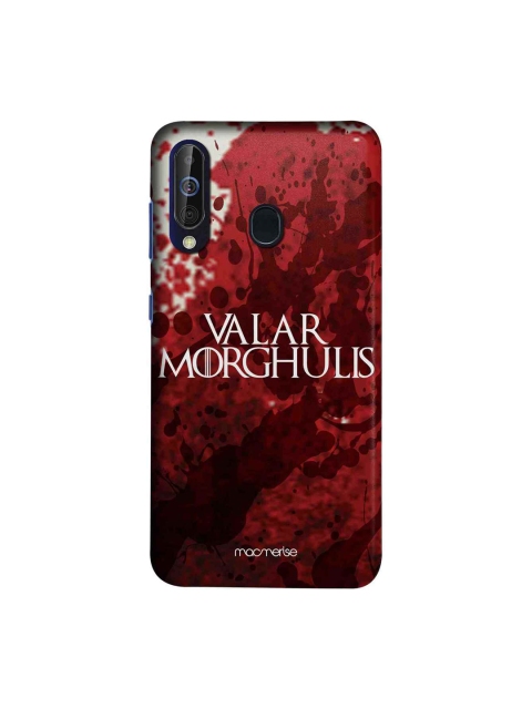 

macmerise Red & Beige Valar Morghulis Sublime Samsung Galaxy M40 Back Cover