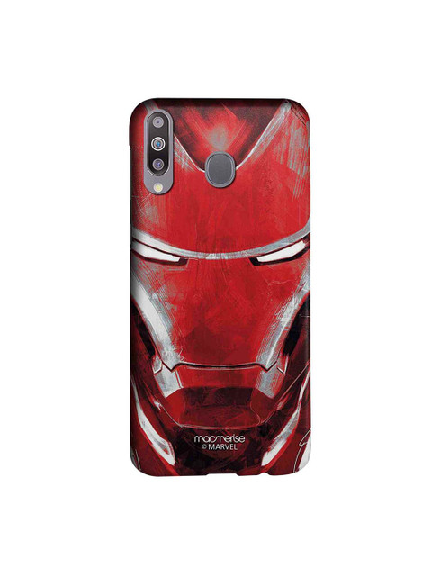

macmerise Red Marvel Comics Charcoal Art Iron Man Samsung Galaxy M30 Back Case